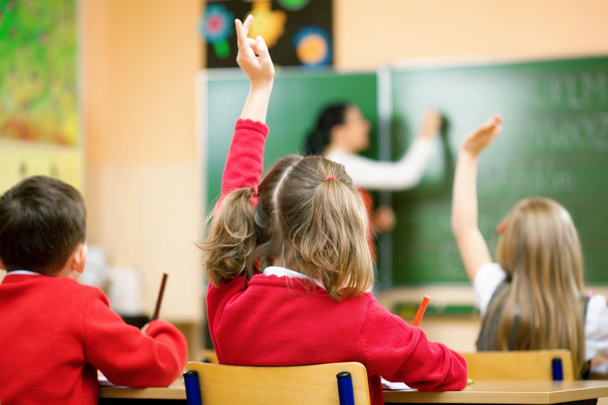 Children learning in classroom